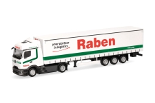 Herpa 321044 - H0 - Mercedes-Benz A ProCabin Gardinen-Sattelzug Raben